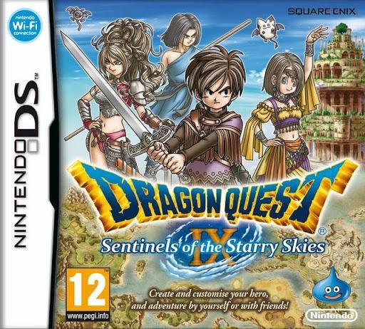 Portada de Dragon Quest IX: Sentinels of the Starry Skies para DS (PAL España)