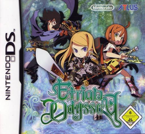 Portada de Etrian Odyssey para Nintendo DS (PAL España)