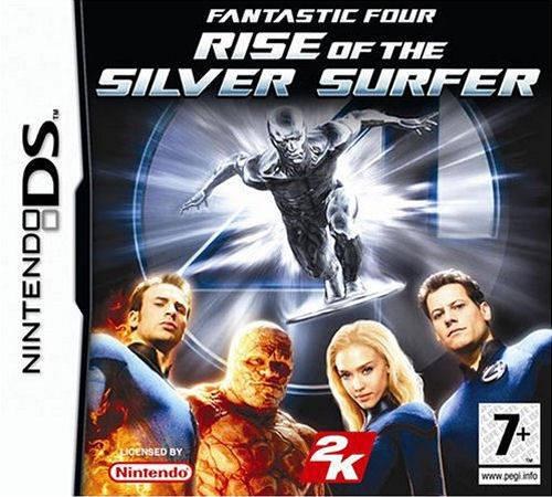 Portada de Fantastic Four: Rise of the Silver Surfer para DS (PAL España)
