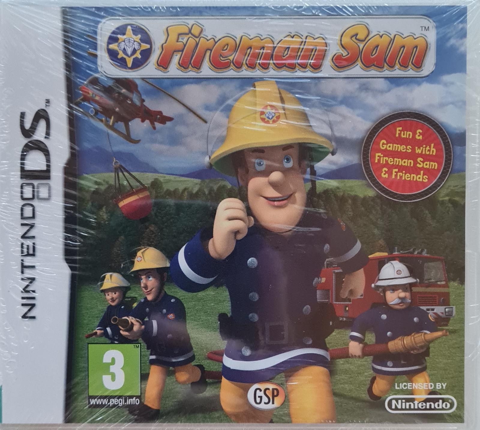 Portada de Fireman Sam para DS (PAL España)