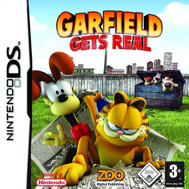Portada de Garfield Gets Real para DS (PAL España)