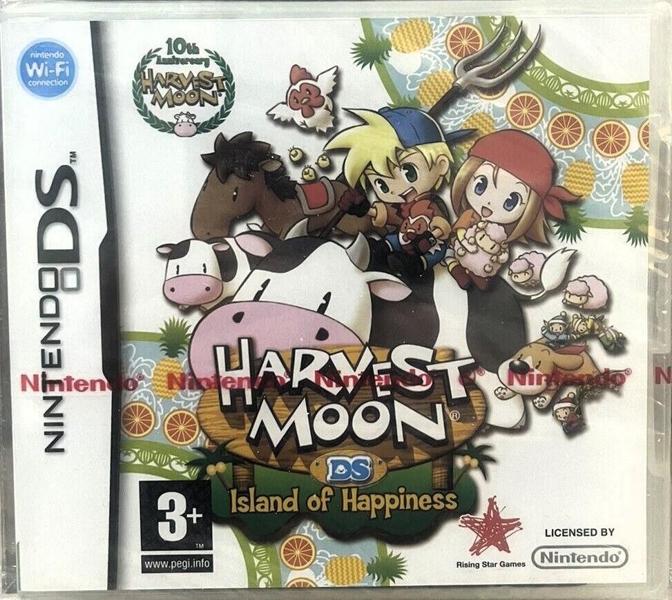 Portada de Harvest Moon Island of Happiness para DS (PAL España)