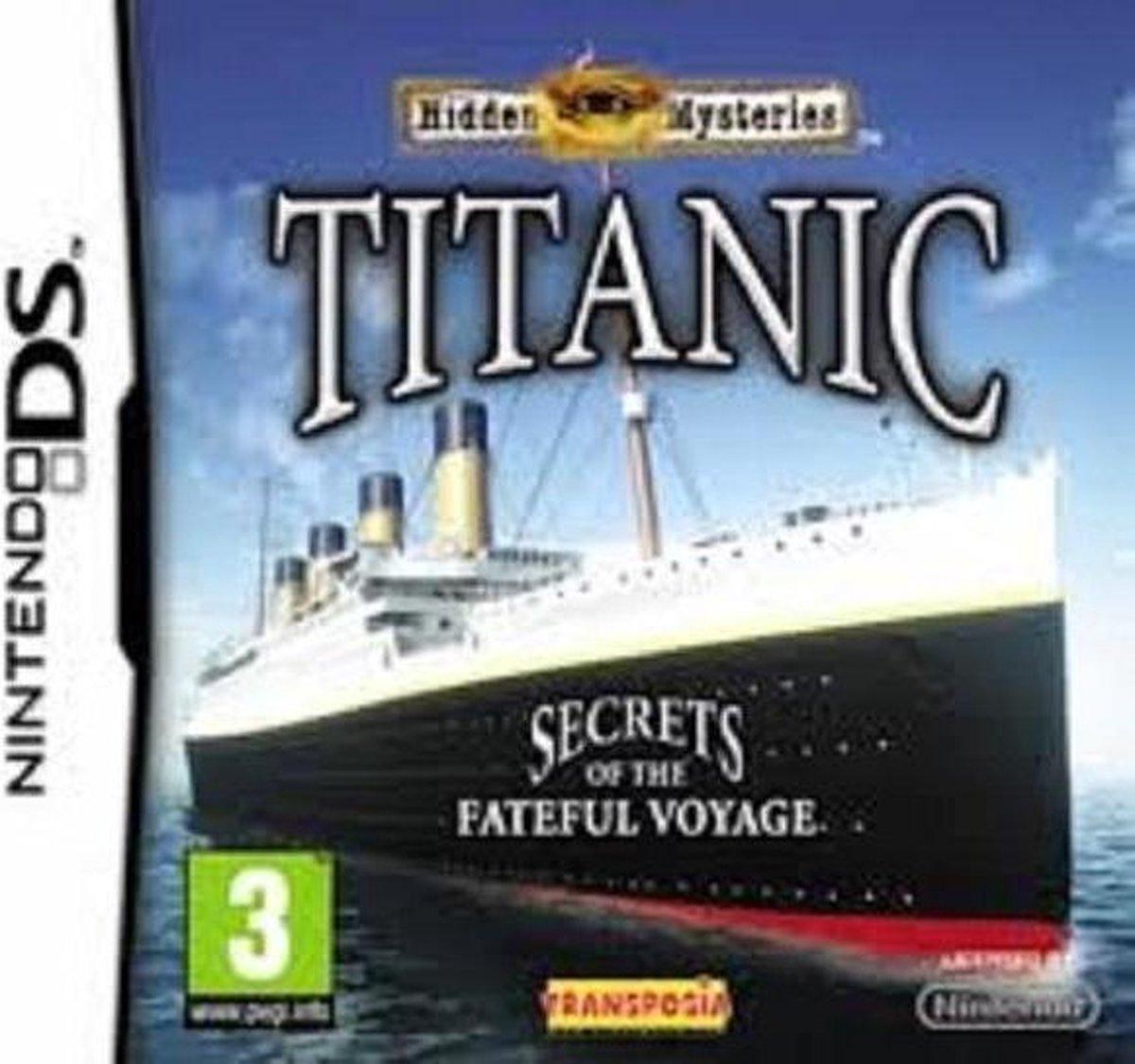 Portada de Hidden Mysteries: Titanic para DS (PAL España)