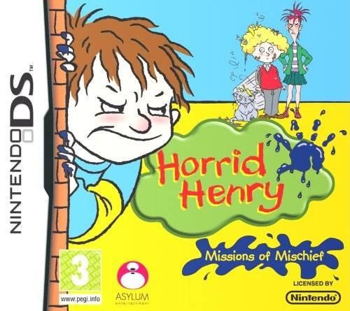 Portada de Horrid Henry para DS (PAL España)