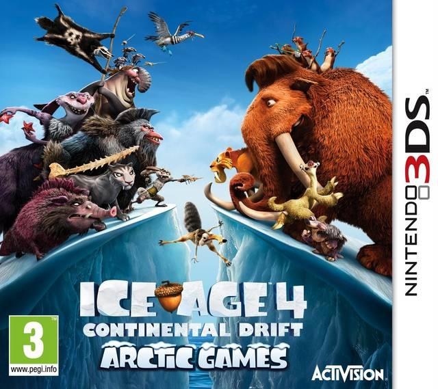 Portada de Ice Age: Continental Drift Arctic Games para DS (PAL España)