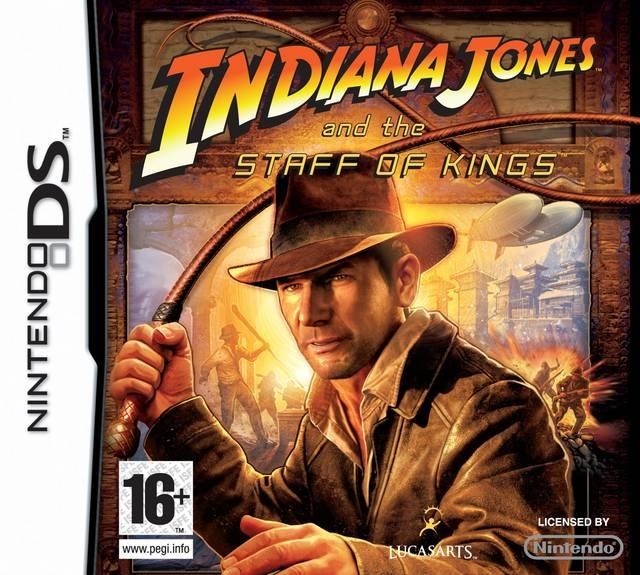 Portada de Indiana Jones and the Staff of Kings para DS (PAL España)