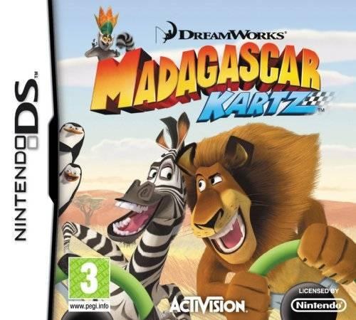 Portada de Madagascar Kartz para DS (PAL España)