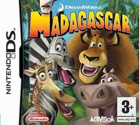 Portada de Madagascar para DS (PAL España)