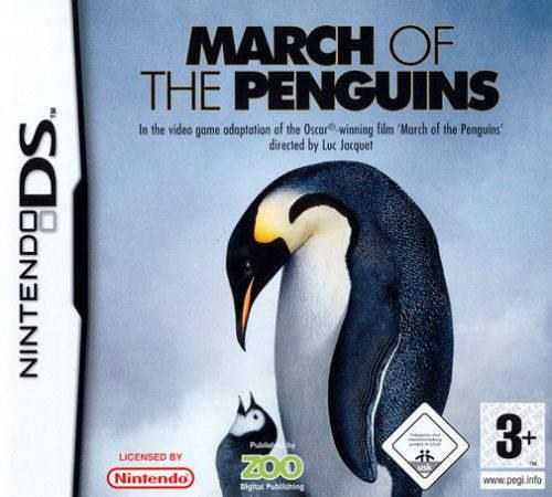 Portada de March of the Penguins para DS (PAL España)