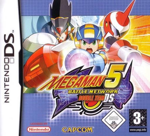 Portada de Mega Man Battle Network 5 Double Team para DS (PAL España)
