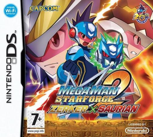 Portada de Mega Man Star Force 2 Zerker X Saurian para Nintendo DS (PAL España)