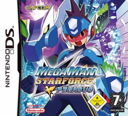 Portada de Mega Man Star Force Pegasus para DS (PAL España)