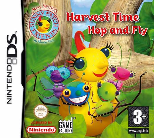 Portada de Miss Spider Harvest Time Hop and Fly para DS (PAL España)
