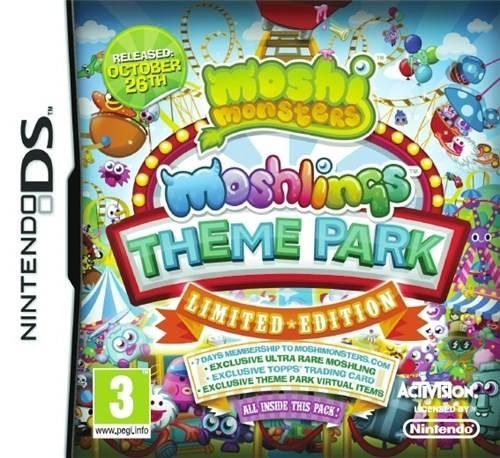 Portada de Moshi Monsters: Moshlings Theme Park para DS (PAL España)