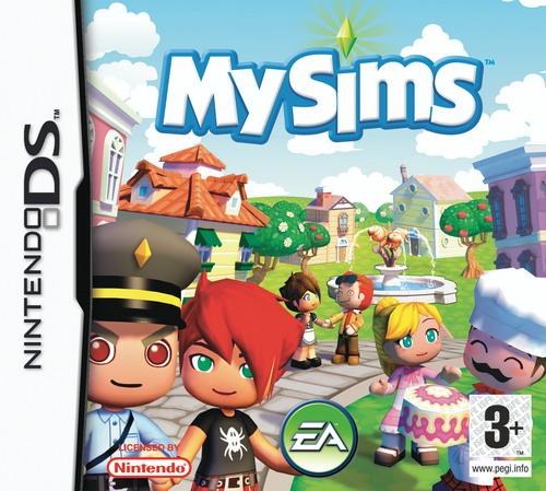Portada de MySims para DS (PAL España)