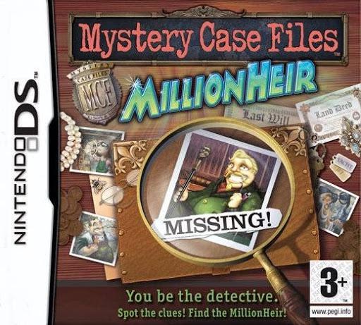 Portada de Mystery Case Files MillionHeir para DS (PAL España)