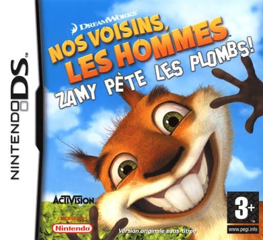 Portada de Over the Hedge Hammy Goes Nuts para DS (PAL España)