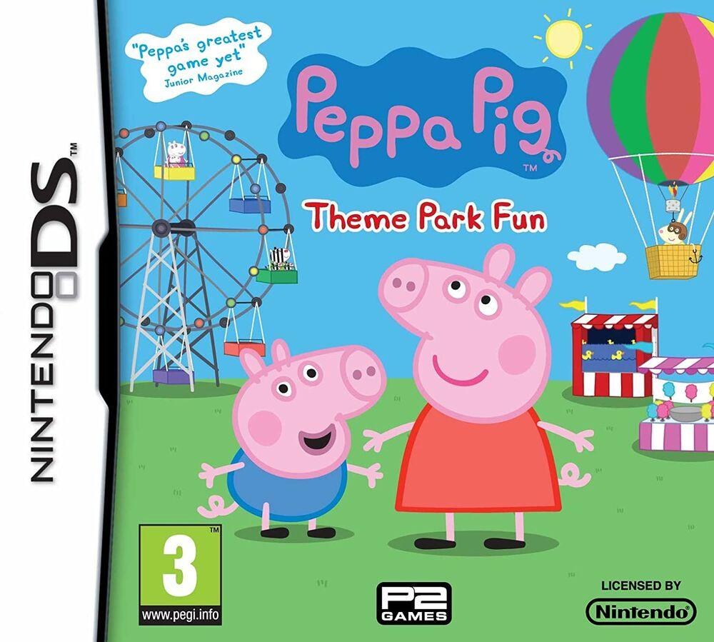 Portada de Peppa Pig: Theme Park Fun para DS (PAL España)