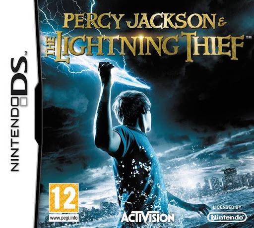 Portada de Percy Jackson: The Lightning Thief para DS (PAL España)