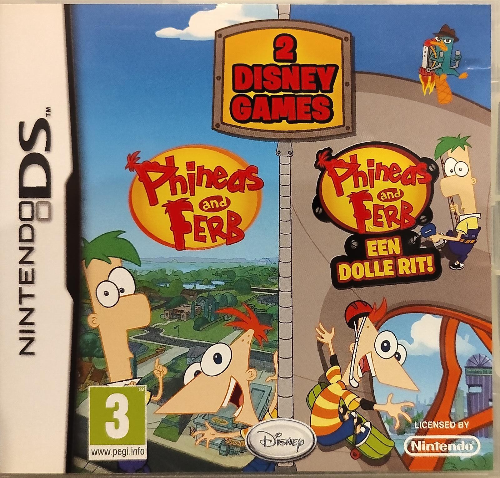Portada de Phineas And Firb 2 Disney Games para DS (PAL España)