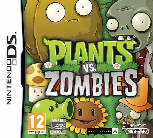 Portada de Plants vs. Zombies para DS (PAL España)