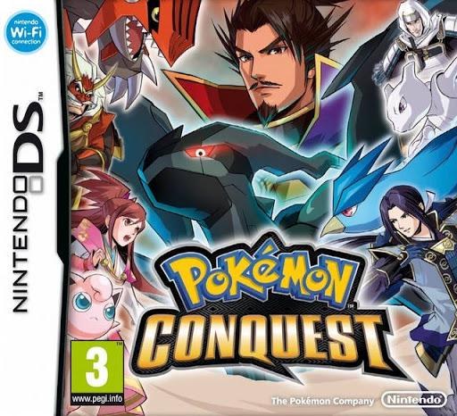 Portada de Pokemon Conquest para DS (PAL España)