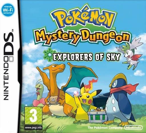 Portada de Pokemon Mystery Dungeon Explorers of Sky para Nintendo DS (PAL España)