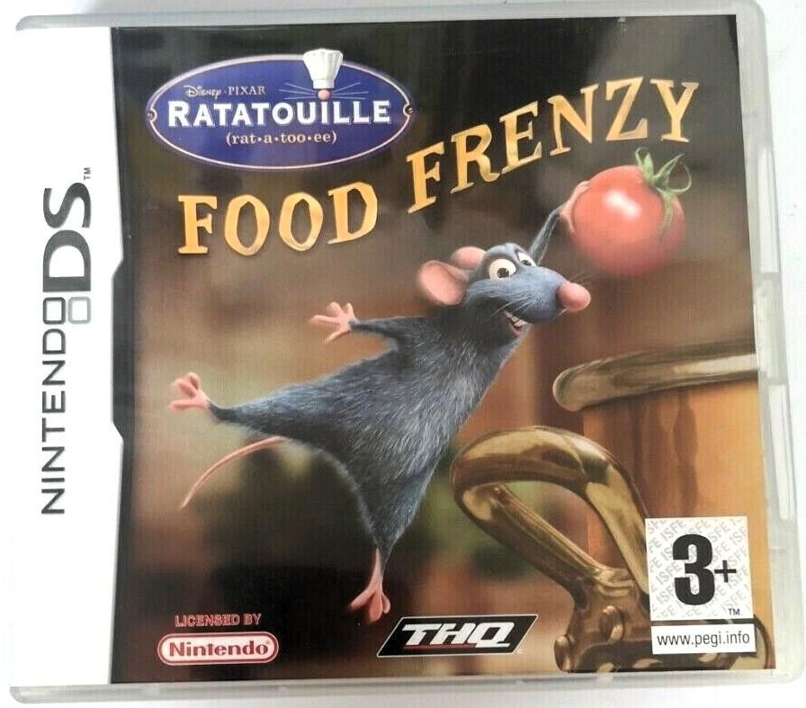 Portada de Ratatouille Food Frenzy para DS (PAL España)