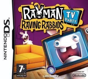 Portada de Rayman Raving Rabbids TV Party para DS (PAL España)