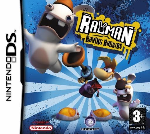 Portada de Rayman Raving Rabbids para DS (PAL España)