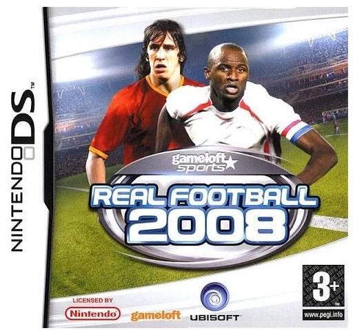 Portada de Real Football 2008 para DS (PAL España)