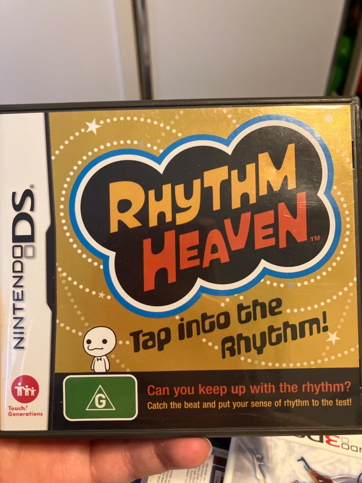 Portada de Rhythm Heaven para DS (PAL España)
