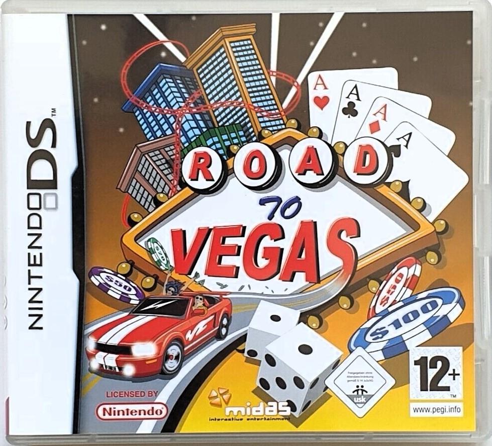 Portada de Road to Vegas para DS (PAL España)