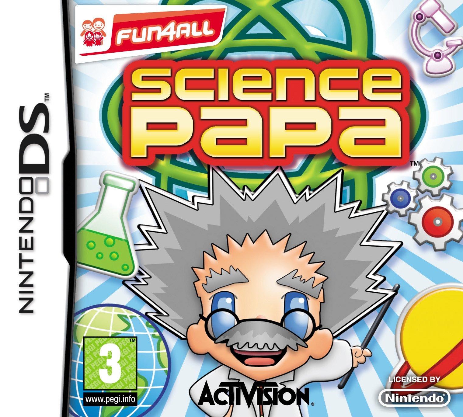 Portada de Science Papa para DS (PAL España)