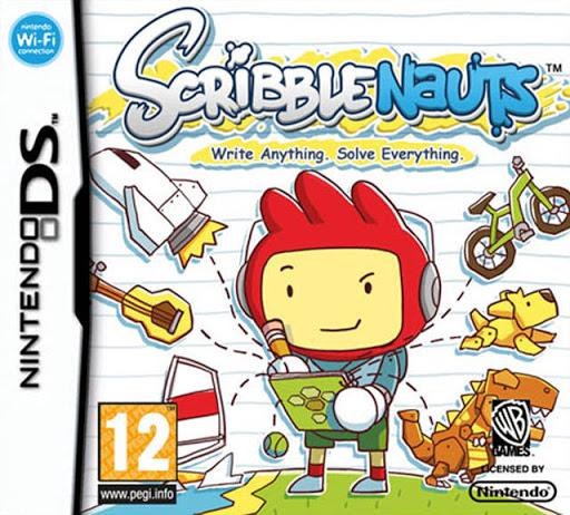 Portada de Scribblenauts para DS (PAL España)