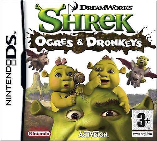 Portada de Shrek Ogres and Dronkeys para DS (PAL España)