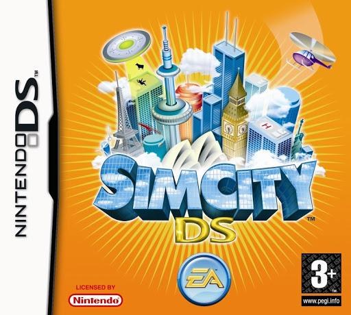 Portada de SimCity para DS (PAL España)