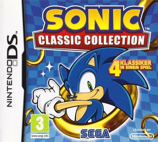 Portada de Sonic Classic Collection para DS (PAL España)