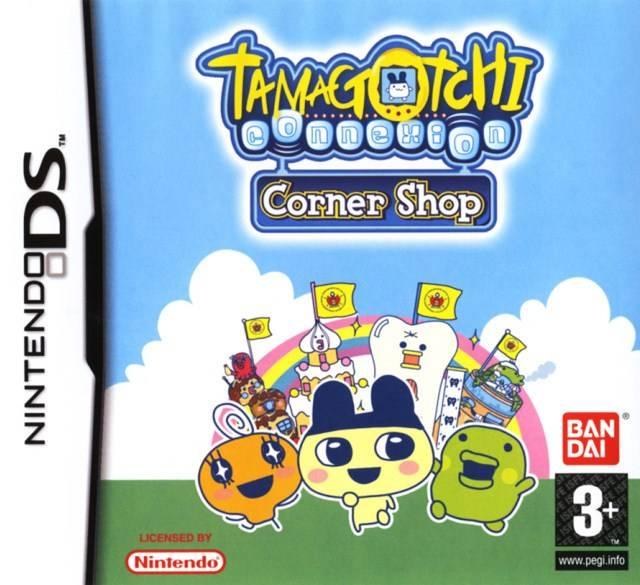 Portada de Tamagotchi Connection Corner Shop para DS (PAL España)