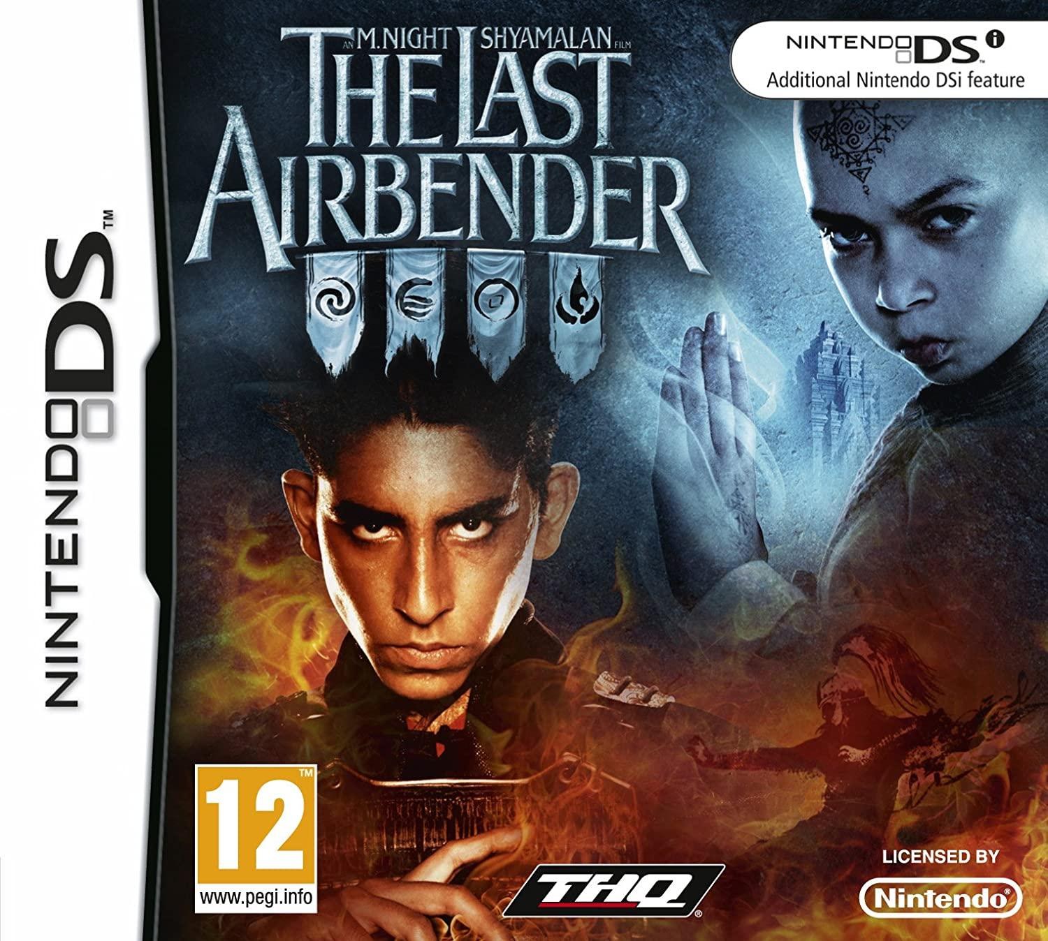 Portada de The Last Airbender para DS (PAL España)