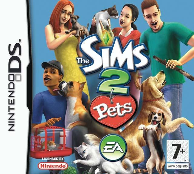 Portada de The Sims 2: Pets para DS (PAL España)