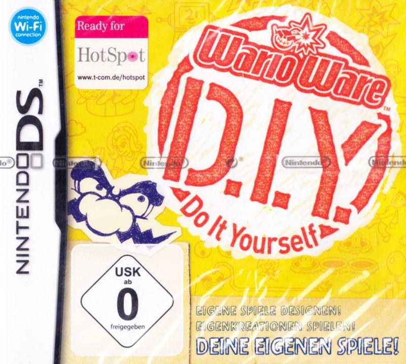 Portada de Wario Ware D.I.Y. para DS (PAL España)