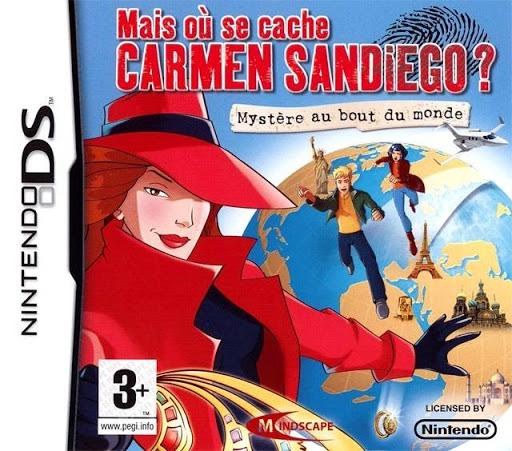 Portada de Where in the World is Carmen Sandiego para DS (PAL España)