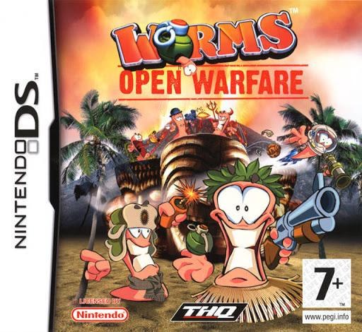 Portada de Worms Open Warfare para DS (PAL España)