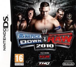 Portada de WWE Smackdown vs. Raw 2010 para DS (PAL España)