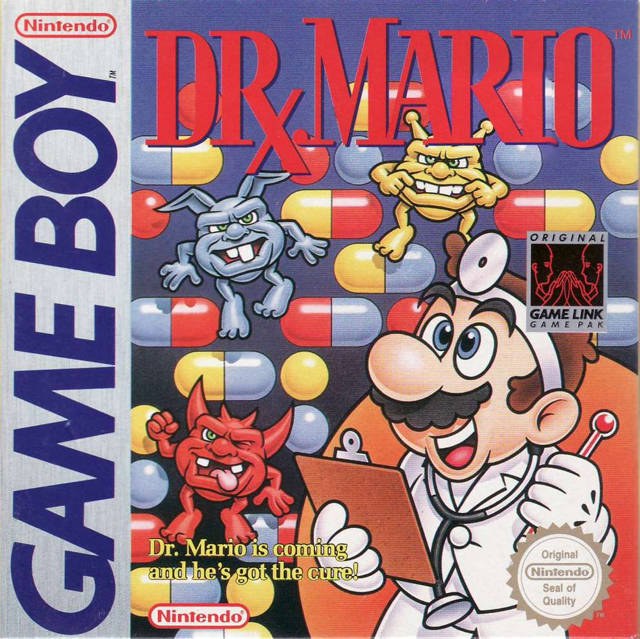 Portada de Dr. Mario para Game Boy (PAL Europa)