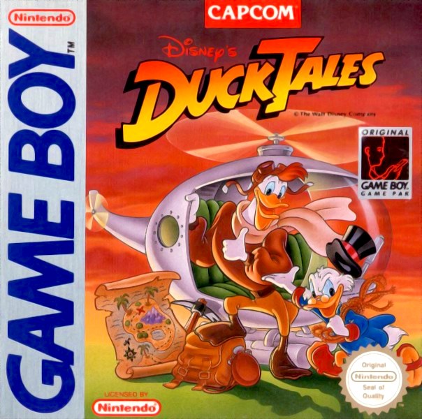 Portada de DuckTales para Game Boy (PAL Europa)