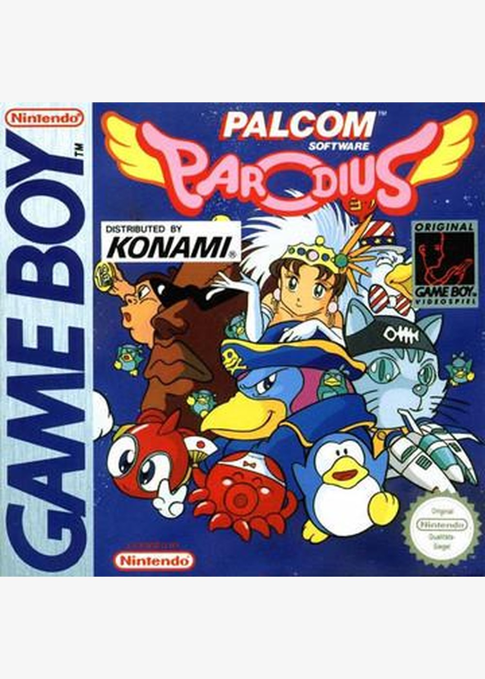 Portada de Parodius Estándar para Game Boy (ES)