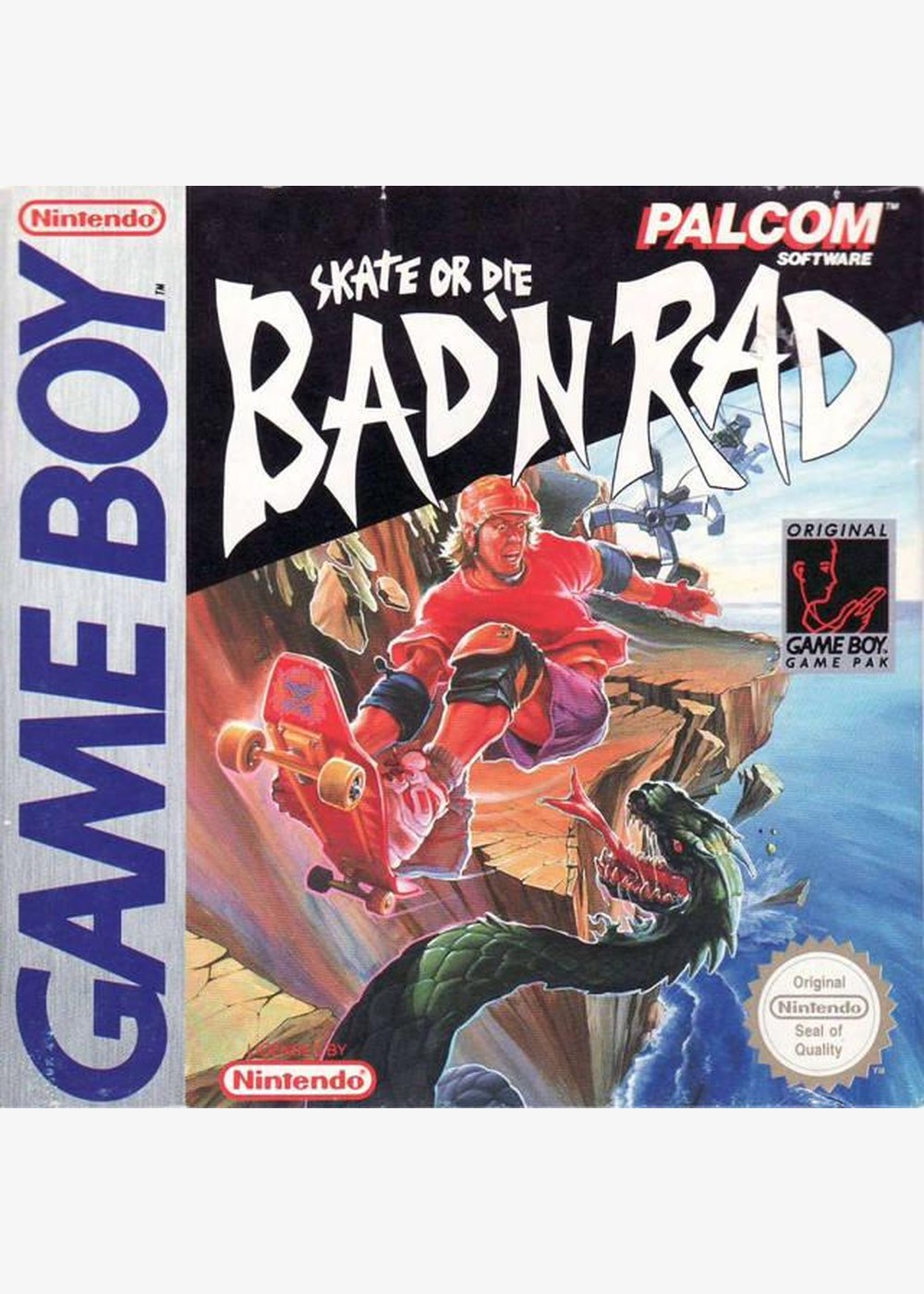 Portada de Skate or Die: Bad 'N Rad Estándar para Game Boy (ES)