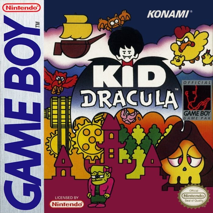 Portada de Kid Dracula para Game Boy (PAL Europa)